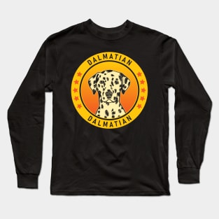 Dalmatian Dog Portrait Long Sleeve T-Shirt